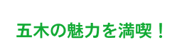 五木の魅力を満喫!